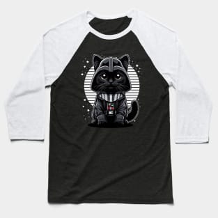 Cat Vader Baseball T-Shirt